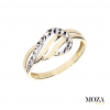 MOZA gold Prsteň MG1533 Veľkosť: 53