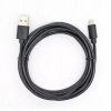 Kábel TB USB - microUSB typ B 3 m čierny
