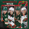 Kalendár Minnesota Wild NHL 2025 Nástenný kalendár