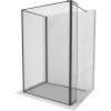 Mexen Kioto sprchový panel Walk-in 120 x 120 x 30 cm, čierny vzor, čierna - 800-120-120-221-70-70-030