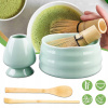 MATCHA ČAJ NÁSTROJ TRADIČNÝ ŠTARTOVACÍ SET BAMBUSOVÝ MIXÉR 5V1