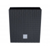 Prosperplast Rato Low Kvetináč 26,2 x 26,2 x 26,6 cm, antracit