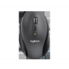 Logitech M705/Ergonomická/Optická/Pre pravákov/Bezdrôtová USB/Strieborná (910-001949)