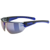 UVEX EQUATE Black/Blue Matt/Mirror blue 2416 Sportovní brýle na kolo