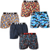 5PACK pánske trenky Styx art športová guma viacfarebné (5B1309501) XL