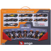 Bburago Mclaren Set F1 7x F1 Mcl36 Team Mclaren N 4 2022 + 2x N 3 Daniel Ricciardo – Mcl60 N 4 2023 Lando Norris + N 81 Oscar Piastri – Mcl38 N 4 4th Monaco Gp 2024 Lando Norris + N 81 Oscar Piastri 1