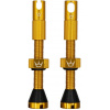 Bezdušové ventily Peaty X Chris King (Mk2) Gold Tubeless Valves 42 mm uni