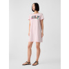 GAP Šaty s logom Ružová M Ružová Ružová