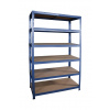 Meets-ecommerce UG Kovový regál profi 230x130x50, 4-7 políc Farba: Sivá, Počet polic: 7 políc