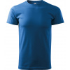 Malfini Heavy New Unisex tričko 137 azúrovo modrá L