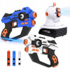 Pistolet laserowy 2w1 s projektorom a hračkou na streľbu pre deti