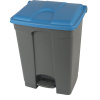 Pedálový/nášľapný zberač odpadkov ,objem 70 l, š x v x h 505 x 675 x 415 mm EUROKRAFTbasic
