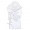 Luxusná šnurovacia Zavinovačka z Minky New Baby biela 75x75 cm , 20C37300