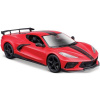 Maisto - 2020 Chevrolet Corvette Stingray Coupe, červený, 1:24