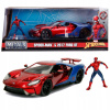 Vozidlo Jada Toys Marvel Spiderman Ford GT s figúrkou