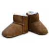 EISBÄRCHEN Kožušinové capáčky na suchý zips CAMEL - 20–21