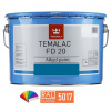 TIKKURILA® TEMALAC FD 20 Alkydová barva, 9 l, RAL Classic Odstín (barva): RAL 5017 - dopravní modrá