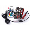 Žiarovka, žiarivka - RGB USB LED pásik s 4 m diaľkovým ovládaním TV 5V (RGB USB LED pásik s 4 m diaľkovým ovládaním TV 5V)