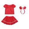 Kostým pre dievča - Reindeer Outfit Pants Blouse Band 98-110 (Revier šaty sukňa blúzka Band 98-110)
