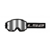 LS2 CHARGER GOGGLE BLACK WITH SILVER VISOR