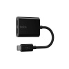 Belkin USB-C Audio + Charge adapter - Black F7U081btBLK