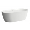 Laufen oválna samostatne stojaca vaňa 165x75 cm,click-clack odp.a prepad krytky,Biela H2399520000001