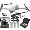 DRON TECHNOID S KAMERA HD WiFi 2000 m 3x Akumulátor 90 min GPS 45 km/h KUFOR