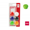 Deli magnety okrúhle 30 mm 6 ks mix farieb