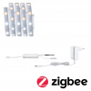 Paulmann MaxLED 250 LED pásik laditeľný biely základná sada Smart Home Zigbee potiahnutý 1,5 m IP44 6W 405lm 30LEDs/m laditeľný biely 24VA