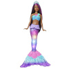 Mattel Barbie BLINKING MERMAID BRUNETKA