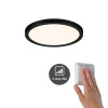 Paulmann Areo panel 3stepdim čierna Ø17,5cm 3 000K - 79964
