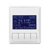 ABB, s.r.o. Time/Element - 3292E-A10301 03 - Termostat digitálny - biela/biela