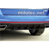 Škoda Octavia III RS limousine/combi 13-17 + facelift - Difúzor zadného nárazníka, ABS čierna metalíza