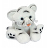 Plyšový snežný tiger White Baby Tiger Histoire d’ Ours v darčekovom balení biely 18 cm od 0 mes HO3053