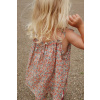 Dievčenské bavlnené šaty Konges Sløjd PACEY STRAP DRESS GOTS ružová farba, mini, oversize, KS101007 92