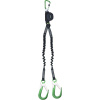 Tlmič pádu s dvoma popruhmi s dĺžkou 1,2-1,5 m KRATOS SAFETY FA3082015