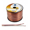 CABLETECH dvojlinka 2 x 1,5mm², transparentná, 100m, Cu KAB0319