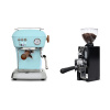 Ascaso Dream PID, Kid Blue + Eureka Mignon Libra 65 All Purpose, CR black