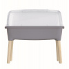 Prosperplast Sadbovač RESPANA PLANTER WOOD HIGH SET sivý kameň 78cm