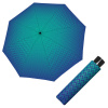 Doppler Mini Fiber STRONG Blue - dámsky skladací dáždnik