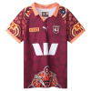 Puma Queensland Maroons Indigenous Shirt 2024 Adults Burgundy 2XL