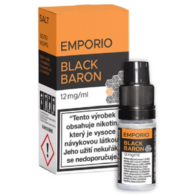 e-liquid EMPORIO Nic Salt Black Baron 10ml Obsah nikotinu: 12 mg