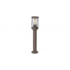 RABALUX SK Svietidlá s.r.o. Industriálne vonkajšie stojanové svietidlo Budapest 8889 - hnedá - priehľadná