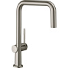HANSGROHE Talis M54 páková drezová batéria, 1jet, výška výtoku 220 mm, vzhľad nerezovej ocele, 72806800