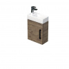 Swiss aqua technologies Koupelnová skříňka s umyvadlem SAT Cube Way 40x47,5x20 cm dub Wellington mat CUBE320401DCDW