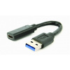 Gembird adaptér kábel USB 3.1 AM na typ C 10 cm, čierny