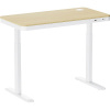 AlzaErgo Table ET6 AiO Charge 118 × 60 cm biely + doska lamino breza