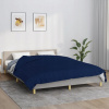Deka VidaXL bavlna 220 cm x 230 cm modrá