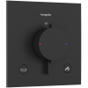 Hansgrohe Ecostat Comfort E vaňová/sprchová batéria podomietková s termostatom čierna 33716670