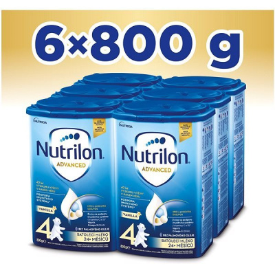 Nutrilon 4 Advanced Vanilla batoľacie mlieko 6× 800 g, 24+